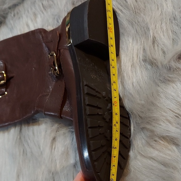 Vince Camuto Wendeema Women's Leather Moto Boot Harness Mid-Calf Size 5 1/2 M - Picture 10 of 10